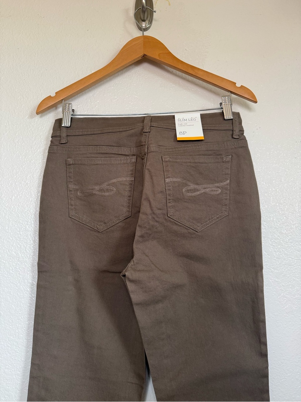 Style & Co. Women’s Slim Leg Jeans - Taupe Brown - Picture 10 of 14